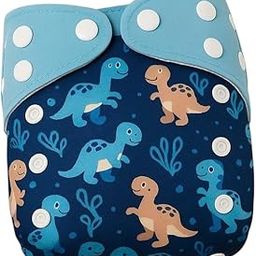 Blushbaby Reusable Cloth Diaper for Babies (0-3 Years) | 1 Washable Diaper with Insert Pad | Adjustable, Leak-Proof & Absorbent | Freesize Diaper (5-18kg)-image-89