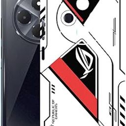 AtOdds Mobile Skin Sticker Wrap | Compatible for Poco M7 (5G) | Scratchproof Matte Finish | Full Coverage for All Sides & Camera Protection (RogRed)-image-25