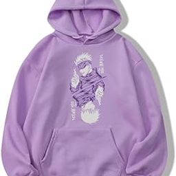 Jujutsu Kaisen Hoodie Men Women Anime Causal Stylish Latest Black Blue Lavender-image-65