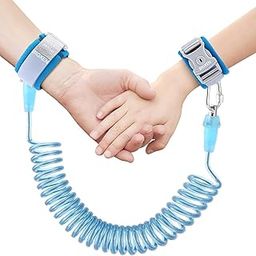 Child Safety Lock Baby Anti Lost Wrist Link Harness Strap Rope Kid Leash Walking Harness Hand Belt Band Wristband Wire Rope Elastic Kids Safety Strap Travel for Toddlers Children Babies - Multicolor, 1 PCS-image-24
