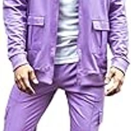 Mens Polo Neck Full Zip Full Sleeve Berly Green and Cargo pant Cotton Tracksuit-18