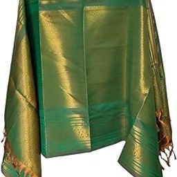Perfect Small Diamond Design Color Green Shawls 2.mtr for special events honor guests Its beautiful and traditional shawl | Green-image-58