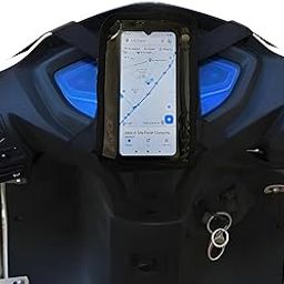 VEROX Mobile Holder Mount Pouch for Scooty - Waterproof Stand for Activa Bikes Compatible With All Smartphones (Black)-10