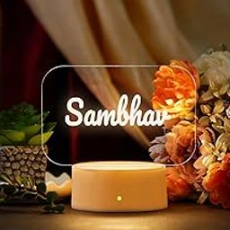 MITZVAH Acrylic Customized Lamp with Name Gift|Custom Your Name Light|Name LED Light|Customised LED Name Lights|Name with Light for Hubby Wife Boy Girl Friend BFF Lover Men Women (Name)-picture-19