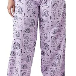 Women's All Over Print Regular Fit Poplin Plus Size Pyjama-picture-7