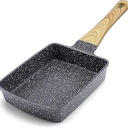 GiPP Japanese Omelette Pan, Tamagoyaki Egg Pan, Nonstick Egg Frying Pan, Rectangle Granite Cookware, PFOS & PFOA Free, Grey-image-25