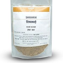 Baba Product Herbal Hair Wash Shikakai Powder - Shikakai for Hair - 100 Gms-image-97