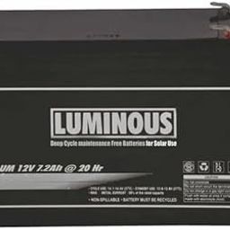 Luminous 12V 7.2Ah Deep Cycle Maintenance-Free Battery for Solar Use-image-83