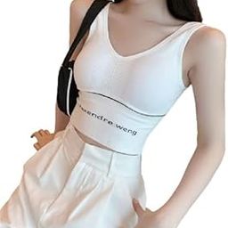 Present Women's Sports Bras Support Yoga Bras Padded Seamless Bralette Workout Running BrassSize (28 Till 34) Pack of 1 (White)-image-36