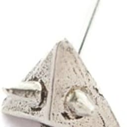 | 925 Sterling Silver | Triagle Thorn Antique Pure Silver Nose Pin | For Pierced Nose | With Certificate of Authenticity and 925 Stamp-13