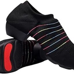 Women's Dance Shoes Flying Weave Lightweight Dance Shoes-image-32