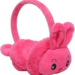 GIRLYZ ATTIRE Winter Outdoor Wear Ear Muffs/Warmer for Kids and Adults, Ideal Head/Hair Accessory for winters (Pink)-image-4