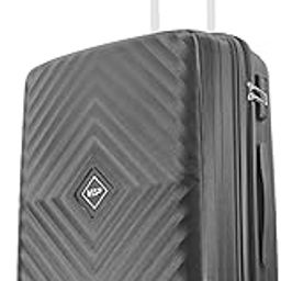 Quad Active 66 Cm Medium Polypropylene Hard-Sided 8 Spinner Check-in Trolley Bag with Combination Lock (Black)-image-9