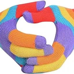 krystle Women's Woolen Hand Gloves (Multicolour) Pack of 3-picture-0