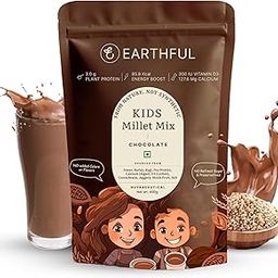 Earthful Kids Millet Mix | 400 Gms | No Refined Sugar | Contains Supergrains - Ragi, Jowar, Barley | Cocoa, Sweetened with Jaggery-36