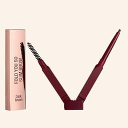 Typsy Beauty Fold You So Slim Brow Pencil, 2-in-1 Foldable Travel-Friendly Pencil, Define & Blend With Dense Spoolie, Gives Natural Hair Like Strokes, Available in 3 Shades, 0.04 gm (Dark Brown 03)-picture-43