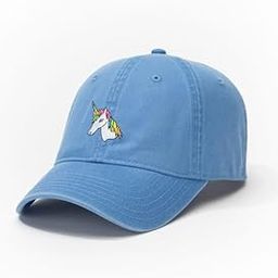 Dreamer Unicorn Baseball Cap – Blue Cotton Dad Hat with High-Definition Embroidery | Adjustable Strap | One Size Fits Most-image-77