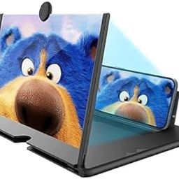 Mobile Phone 3D Screen Magnifier Eyes Protection Glass Screen Enlarged Expander Support for All Smartphones (8 INCH)-image-85
