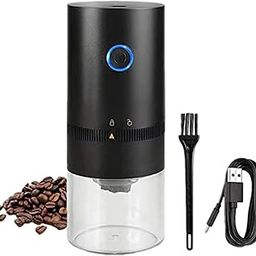 BeanZeek Rechargeable Coffee Bean Grinder with Ceramic Conical Burr Mill, One Click Operation, 5 Adjustable Grind Settings, Airtight Bottom Canister-picture-17
