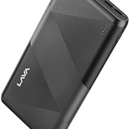 Lava 10000mAh Powerbank with Micro USB Cable | 12W Fast Charging | Dual Output (USB A) | 2 Input Ports Type-C & Micro USB | 60+ Tests & Multi-Layer Protection | BIS Certified | Premium Design (Black)-12