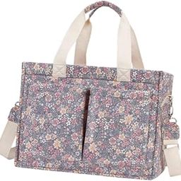 ATORSE Diaper Tote Lightweight Waterproof Inner Zipper Pockets Versatile for Travel|Baby|Diapering|Diaper Bags-image-90