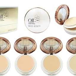 SWISS BEAUTY Oil Control 2 In 1 Matte Compact Powder For All Skin Types 20G - Natural Nude (03), Brown-image-6