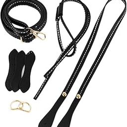 HEAVENGLOW DIY Crochet Bag Kit DIY Drawstring Bag Strap for Crafting Shoulder Bag Women Black | Handbag Accessories-image-13