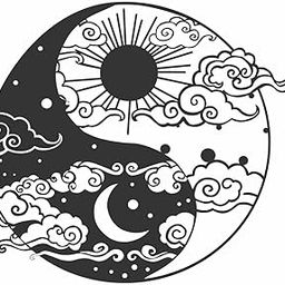 Yin Yang MDF Sheet Wall Art | Modern Home Dcor | Elegant Black & White Design | Lightweight and Easy to Hang | Ideal for Living Room, Bedroom, Office-image-67