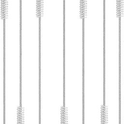 CSOK Straw Cleaning Brush Stainless Steel Nylon Cleaner Brushes for Long Straw with Tiny Brush for Straw Sipper (7, White)-image-58