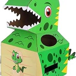Fashion My Day Children's Carton Toy Kids Dress up Wearable DIY Toy Dark Green Dinosaur-image-52