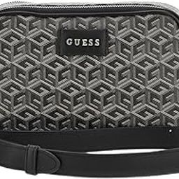 Grey Monogram Polyurethane Ederlo Camera Bag-image-55