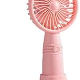 MZ M3 (RECHARGEABLE PORTABLE USB FAN) With Mobile Stand, 1200mAh Battery USB Fan (Pink)-picture-21