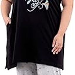 Women's Printed Cotton Night Dress, Loungewear, Nightwear, Night Suit, Daily Use Top and Pyjama Set with Pocket for Ladies, L to 7XL-image-23