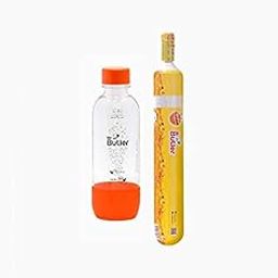 Soda-maker Accessory Pack - Co2 Gas Cylinder and BPA-Free 500 ml Orange Bottle (Multicolour)-picture-31