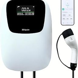 Zevpoint 7.5kW Smart EV Charger | 4.3" Display, 5m TPU Cable | App, RFID, BT| Adjustable Power |10+ Advanced Safety Protections | Emergency Switch, Anti-Theft | IP66 | Upto 5-Yr Warranty | Polar Pro-picture-19