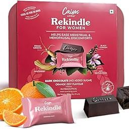 Caim by arelang - Delicious PMS, PCOS, Supplements | Rekindle for Women | For Hormonal Balance, Postpartum, Menopause Symptoms| Eases Menstrual Cramps| Regulates Cycles | Brazilian Orange Zest | 1x 20 Pcs (300g)-image-3