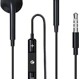 Zebronics Zeb-Buds 30 3.5mm Stereo Wired in Ear Earphone with Microphone for Calling, Volume Control, 14mm Drivers, Stylish eartip,1.2 Meter Durable Cable and Lightweight Design(Black)-image-4