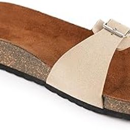 PU Comfortable Stylish Flip Flop with Open-Toe Sandal Casual Solid Flat Sandals for Women-picture-4