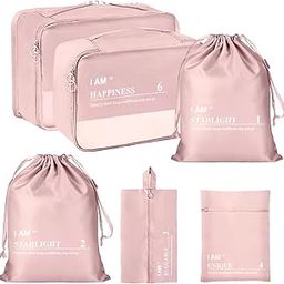 Cockatoo Path-Finder 6 Pc Travel Storage Bags - Durable Polyester Luggage Organizer for Suitcase, Travel & Packing-image-4
