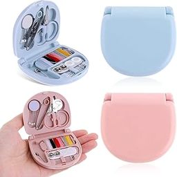 MAPPERZ Mini Travel Sew Kit Sewing Box Pocket Folding Kit-17
