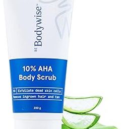 Be Bodywise 10% Lactic AHA Exfoliating Body Scrub For Tan Removal & Soft-Smooth Skin | For Women | De-Tan Bathing Scrub with Centella Water & Aloe Vera, Removes Dirt & Dead Skin from Neck, Knees, Elbows & Arms-20
