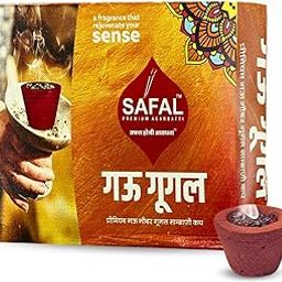 SAFAL Gau Guggal Cup Dhoop (Set of 3) Cup Dhoop for Puja Guggal | Cup Dhoop for Puja | Pack of 36 Cups | Cow Dung Cambrani Cup Dhoop | Combo Set of 3 (3x12 =36 Cups)-image-4