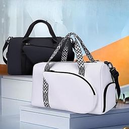 Merishopp Pickleball Bag Waterproof Zipper Closure Professional Pickleball Racquet Bag White-image-9