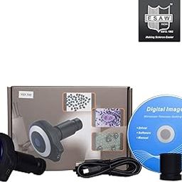 E S A W MD-500 5.0 MP Microscope Camera with Software [USB-2.0 Works on Every Type of Windows]-1