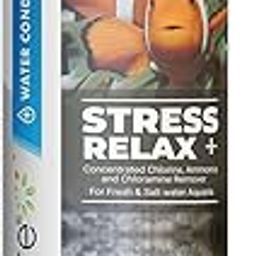 AquaNature Stress Relax+ Water Conditioner Concentrated Chlorine, Ammonia and Chloramine Remover with Power of Aloe Vera for Marine and Freshwater Aquarium 250ml/8.5oz-image-32