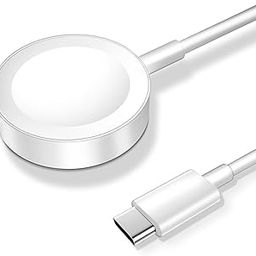 CERLINK Magnetic Charging Cable for Apple Watch Charger,[USB C Port] Wireless Charging Cable Compatible with iWatch Series Ultra/10/9/8/7/6/SE/SE2/5/4/3/2[3.3FT/1M],White-image-14