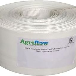 Agriflow ISI HDPE Laminated Lay Flat Lapeta Pipe | 100 Meter | 3 Inch | Heavy-Duty Woven Polyethylene Fabric Irrigation Tube for Agriculture & Farming-28