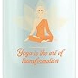 METROMANTAR Self Transformation Printed Aluminium Water Bottle 600ml | Sipper Bottle | Water Bottles | Yoga Water Bottle | Printed Sipper Bottles, Pack of 1, White-image-13