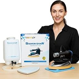 SHILTRON Silver Star Steam 1800 Watts 220V Industrial Electric Steam Iron with Gravity 4.0 L Water Tank (ES-300L)-picture-27