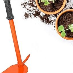 Cinagro Garden Hoe with Prong 16 inches Handle, Gardening Tool for Easy Soil Cultivation and Weed Removal - Pack of 1-picture-23